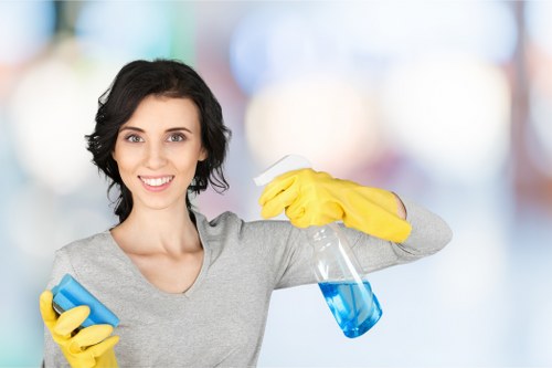 Professional carpet cleaners in New Southgate assessing a carpet
